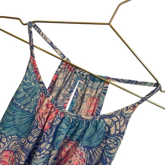 Lilly Pulitzer Lacy Tank Top Blue Haven Raising Shell XS NWT - Picture 4 of 5
